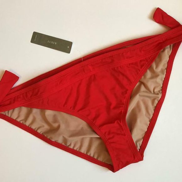 J.Crew $46 Side-Knot Hipster Bikini Bottom A6045 - Picture 1 of 3